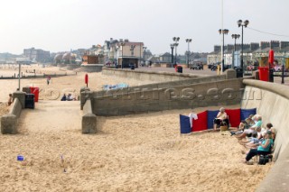 Lowestoft beach.