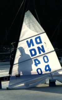 Balatonfured 17 January 2004. DN ICE SAILING WORLD CHAMPIONSHIP