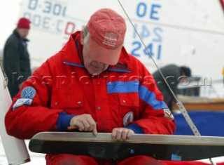 Gyenesdias 20 January 2004. DN ICE SAILING WORLD CHAMPIONSHIP