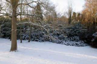 Snow and ice winter scenes UK