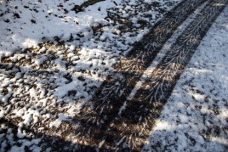 Snow and ice winter scenes UK