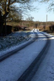 Snow and ice winter scenes UK