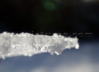 Snow and ice winter scenes UK