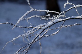 Snow and ice winter scenes UK