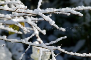 Snow and ice winter scenes UK