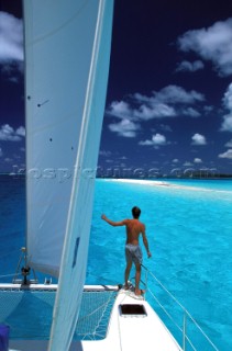 Cruising Pine Island, New Caledonia in the Pacific