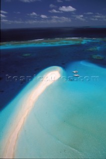 Cruising Pine Island, New Caledonia in the Pacific