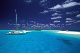 Cruising Pine Island, New Caledonia in the Pacific