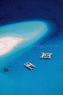 Cruising Pine Island, New Caledonia in the Pacific