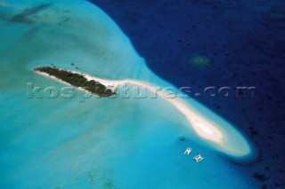 Cruising Pine Island, New Caledonia in the Pacific