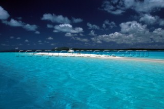 Cruising Pine Island, New Caledonia in the Pacific