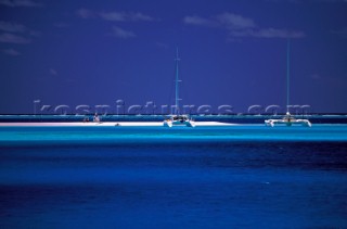 Cruising Pine Island, New Caledonia in the Pacific