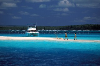 Cruising Pine Island, New Caledonia in the Pacific