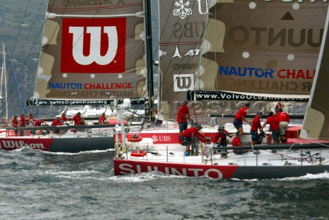 Volvo Ocean Race 20012002  Sydney 27122001  Sydney Hobart  Tappa 3 Amer Sports One e Amer Sports Too