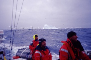 Volvo Ocean Race 2001-2002 - febbraio 2002 Tappa 4 - Auckland - Rio de Janeiro - A bordo. EquipaggioVolvo Ocean Race 2001-2002 - february 2002 . Leg 4 - Auckland - Rio de Janeiro - On board. Crew.