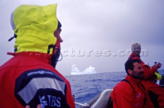 Volvo Ocean Race 2001-2002 - febbraio 2002 Tappa 4 - Auckland - Rio de Janeiro - A bordo. EquipaggioVolvo Ocean Race 2001-2002 - february 2002 . Leg 4 - Auckland - Rio de Janeiro - On board. Crew.