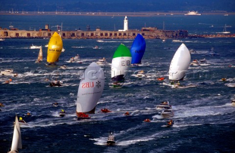 Southampton Inghilterra 23 Settembre 2001   Partenza della Volvo Ocean Race 20012002 Southampton Eng