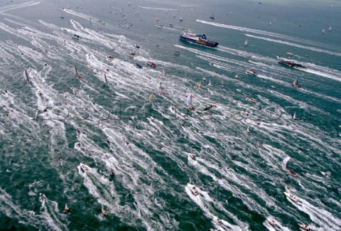 Southampton Inghilterra 23 Settembre 2001   Partenza della Volvo Ocean Race 20012002 Southampton Eng