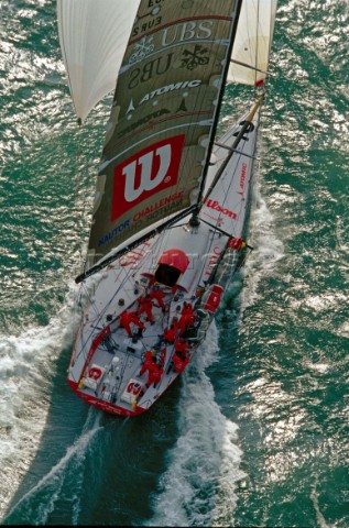 Southampton Inghilterra 23 Settembre 2001   Partenza della Volvo Ocean Race 20012002  Amer Sports To