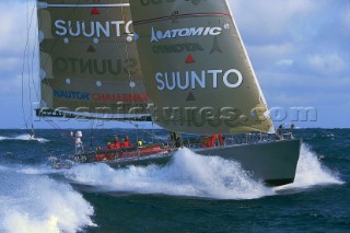 Volvo Ocean Race 2000 - 2001. The Nautor Challenge. Surfing into Sydney.