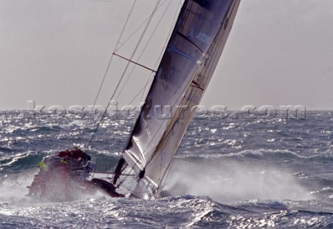 Volvo Ocean Race 20012002  25 Maggio 2002 La Rochelle Francia  Tappa 8  Partenza Amer Sports One ski