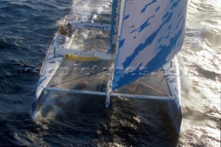 The Maxi Catamaran Club Med skippered by Grant Dalton