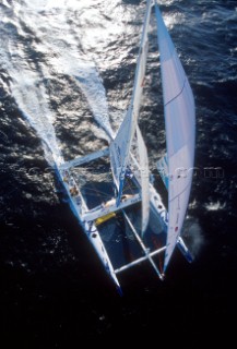 The Maxi Catamaran Club Med skippered by Grant Dalton