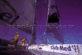 The Maxi Catamaran Club Med skippered by Grant Dalton