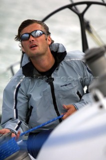 Crew wearing Henri Lloyd and Kaenon onboard the Farr 52 Team Tonic