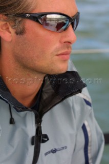 Crew wearing Henri Lloyd and Kaenon onboard the Farr 52 Team Tonic