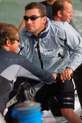 Crew wearing Henri Lloyd and Kaenon onboard the Farr 52 Team Tonic