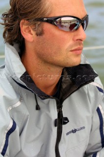 Crew wearing Henri Lloyd and Kaenon onboard the Farr 52 Team Tonic