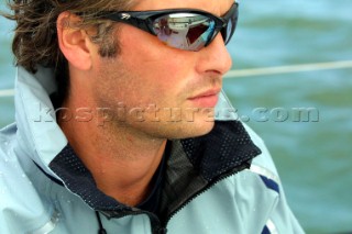 Crew wearing Henri Lloyd and Kaenon onboard the Farr 52 Team Tonic