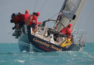 Swan 45 fleet racing at Tera Nova Key West Race Week 2004.  - Goombay Smash