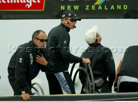 Frenchman Bertrand Pace takes up the position of tactician alongside Team New Zealands skipper Dean 