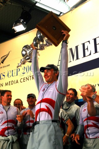 Bertarelli winning the Americas Cup 2003
