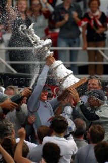 Bertarelli winning the Americas Cup 2003