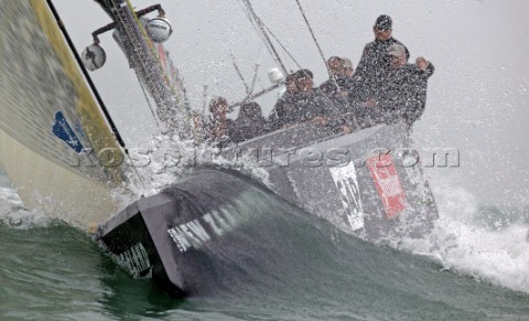 Auckland  Nuova Zelanda  Americas Cup 2003 28022003 Alinghi vince la quarta Regata dell Americas Cup