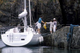 Family enjoy a charter holiday onboard a yacht