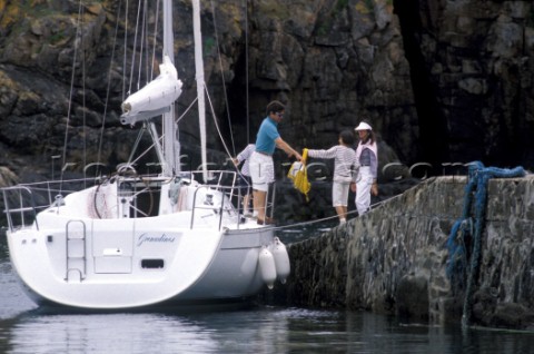 Family enjoy a charter holiday onboard a yacht