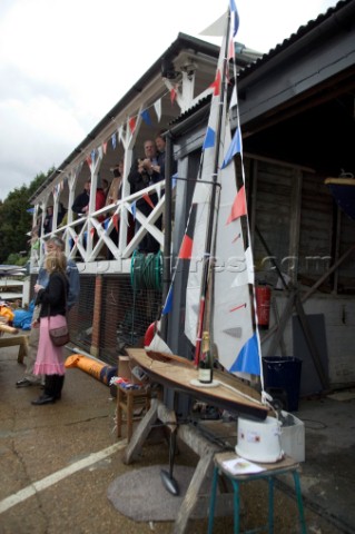 The official river launch of the restored Thames ARater Ulva owned by professional racing sailor and