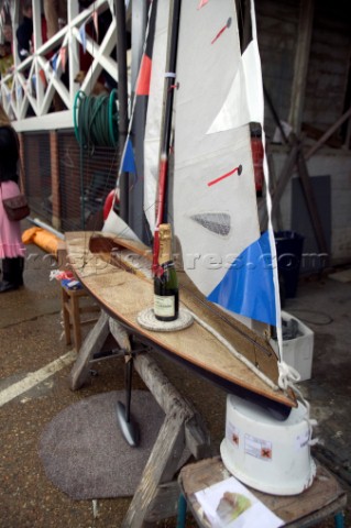 The official river launch of the restored Thames ARater Ulva owned by professional racing sailor and