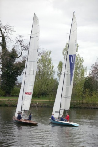 The official river launch of the restored Thames ARater Ulva owned by professional racing sailor and