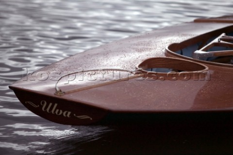 The official river launch of the restored Thames ARater Ulva owned by professional racing sailor and