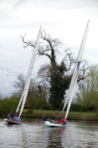 The official river launch of the restored Thames ARater Ulva owned by professional racing sailor and