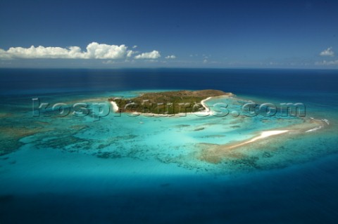 Necker Island in the British Virgin Islands belonging to Richard Branson