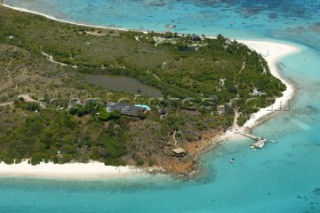 Necker Island in the British Virgin Islands belonging to Richard Branson