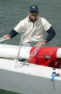 Gaeta Italy 26 04 2004. Star Class World Championship 2004. Paul Cayard.