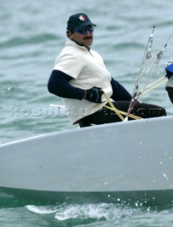 Gaeta (Italy)-  26/04/2004. Star Class World Championship 2004. Paul Cayard . USA