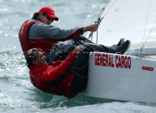 Gaeta (Italy)-  26/04/2004. Star Class World Championship 2004. Roberto Benamati - Filippo Domenicali . ITA